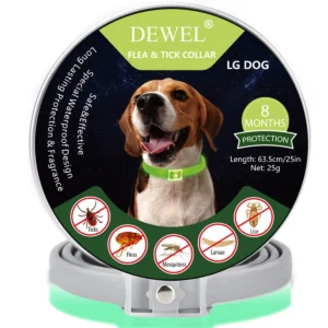 Flohhalsband Zeckenhalsband Chemiefreies für Hund